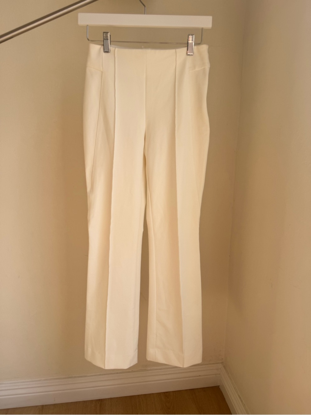 Escada White High-Rise Tailored Trousers - Picture 2 of 7